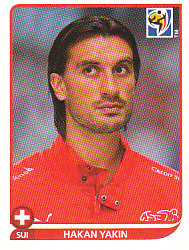 Hakan Yakin Switzerland samolepka Panini World Cup 2010 #595